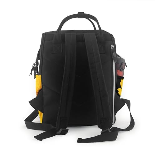 Sac à langer grande capacité multifonction étanche noir mixte - 3