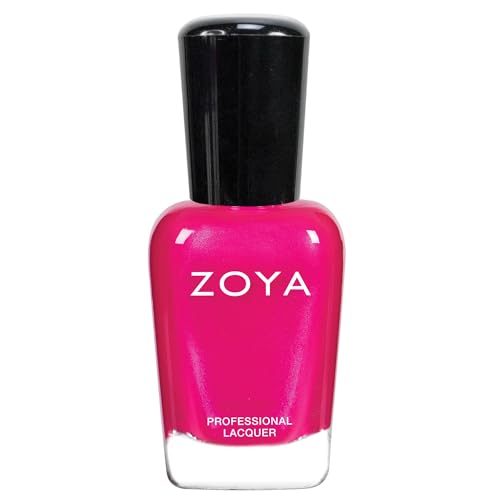 ZOYA Lola Nail Polish Ultra-Bright Neon Fuchsia Polish with Blue-Violet Duochrome Shimmer Cool-Tone Summer Color Big10Free Vegan 0.5 fl oz