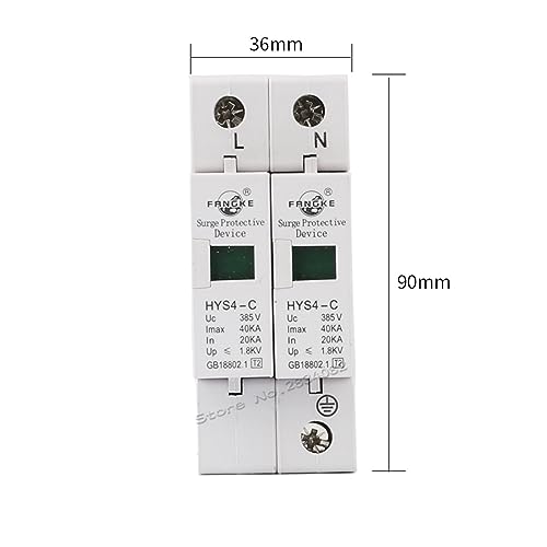 Parafoudre de protection 385V 20kA 40kA rail DIN HYS4 - 3