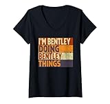 Photo Gallery donna retro i m bentley doing bentley things - divertente scherzo di compleanno maglietta con collo a v Photo Gallery donna retro i m bentley doing bentley things - divertente scherzo di compleanno maglietta con collo a v