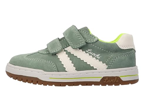 Lurchi Unisex Kinder Berry Sneaker, Mint, 34 EU Weit