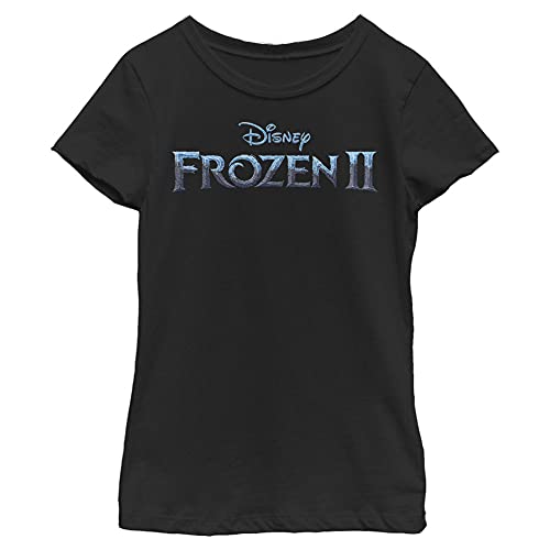 T-shirt Reine des Neiges 2 Disney noir pour fille idéal pour l'école
