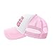 I Do All The Pretty Girls Lashes Mesh Hat Trucker Baseball Cap Pink