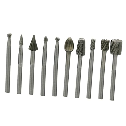 Set de 10 Puntas Rotarias para Tallado en Madera miniatura 6