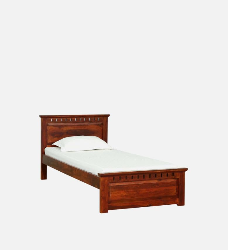 Image of Solid Sheesham Wood Bed Wooden Dreamy Nights Bed for Bedroom and Home Furniture | (Diwan-2)