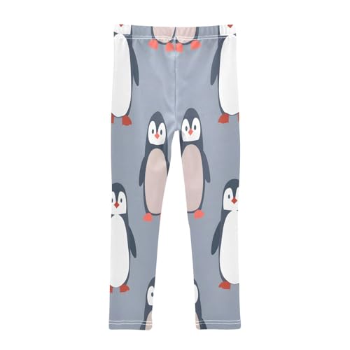 Toddler Girls Leggings Printed Yoga Pants Leggings Black Red Penguin for Kids2