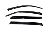 Auto Ventshade 94309 Original Ventvisor Side Window Deflector Dark Smoke, 4-Piece Set for 2007-2018 Toyota Tundra CrewMax