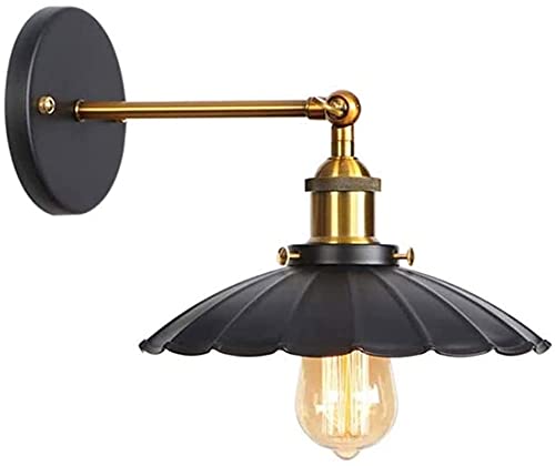 Lámpara de pared retro E27 WQHPLMD, aplique industrial para crear un dormitorio elegante