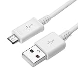 Amazon Kindle Cable for Fire, HD, HDX, HDX 8.9' (works with all Micro-USB Tablets) White