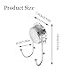 Gudalea 2 Stück Saugnäpfe Handtuchhaken, Doppel Robe Haken, Starke Haken mit Vacumn Saugnäpfe Power, für Bademantel, Badezimmer, Küche, Dusche, Badewanne, Mantel