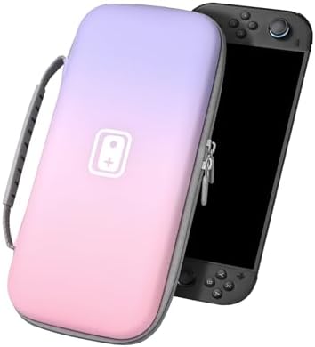 （09:30時点） 【2025年最新モデルケース】 Switch2 ケース 高密度EVA防水 耐衝撃 ハードシェル スイッチ 2 ケース ゲームカード12枚収納 兼容Switch/有機ELモデル 収納バッグ ポーチ コンパクト 軽量 全面保護 保護カバー ポータブル 持ち運び 旅行 (グラデーションピンク/パープル)