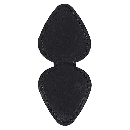 RPH-5 Étui de rangement magnétique en cuir pour médiators de guitare Noir - Les Beatles, Paul McCartney, John Lennon, RIngo Starr, George Harrison RPH-5 Étui de rangement magnétique en cuir pour médiators de guitare Noir – Image 5