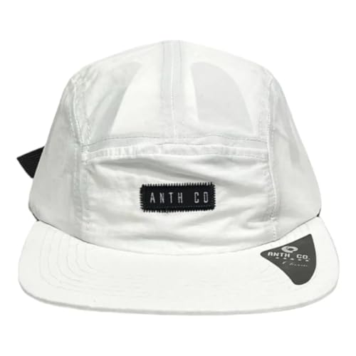 Boné Five Panel Anth Co Impermeável Aba Reta Original Strapback (Branco)