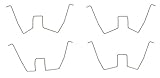Raybestos H6010 Professional Grade Disc Brake Pad Drag Reduction Clip