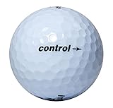 JEF WORLD OF GOLF Impulse Tour 3 Piece Construction Premium Golf Balls, White, 12-Pack