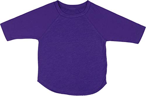 Image of ToBeInStyle Kids Boys Girls Cotton Jersey Contrast Raglan V-Neck Tee T-Shirts