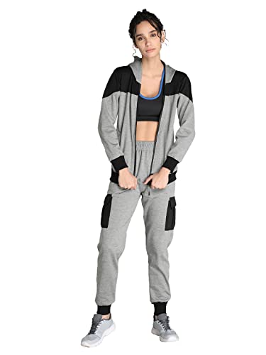 Image of CHKOKKO Women High Rise Gym Wear Sports Fitness Relaxed Track Pant