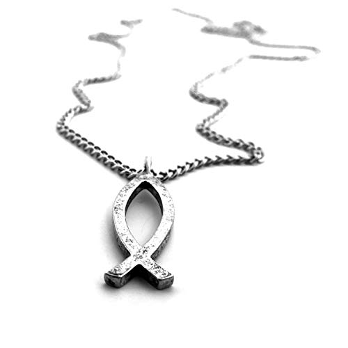 FORGIVEN JEWELRY Jesus Fish Large Ichthus Chain Necklace3
