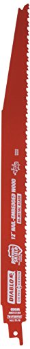Freud DS1212BW25 Diablo Demon 12-Inch 4/6 TPI Wood Recip. Saw Blade 25 Pack