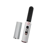 Straightening Brush with 4 Temperature Settings and MCH Heating Technology for Hair Styling and Smoothing Heat Security Hair Brush