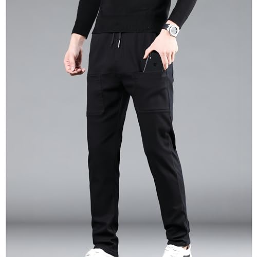 Mencomfy Cargo Pants, Stretch Cargo Pants, Men's Casual Cargo Pants Relaxed Fit Elastic Waist Work Pant Athletic Jogger2