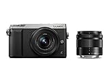 Panasonic Lumix DMC-GX80 + H-FS35100 - Cámara Digital, 16 MP, 4592 x 3448 Pixeles, Live Mos, 4K Ultra HD, 426 g, Juego de Cámara SLR, Negro, Plata (Versión Importada)