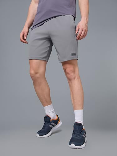 Image of TECHNOSPORT Men's Active Out Shorts ELASTOPLUS Stretch Quick Dry Sports Shorts for Gym Running Training Slim Fit Pocket UPF50+ Anti Odour