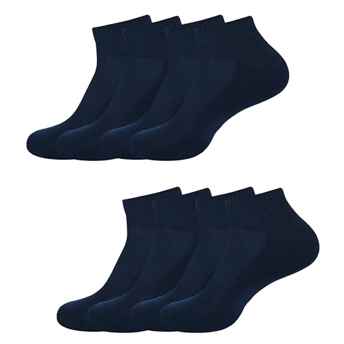 Image of Womens Cushioned Ankle Socks, Low Cut Breathable Casual Super Soft, Multi Color Options Size 4-7, 6-9