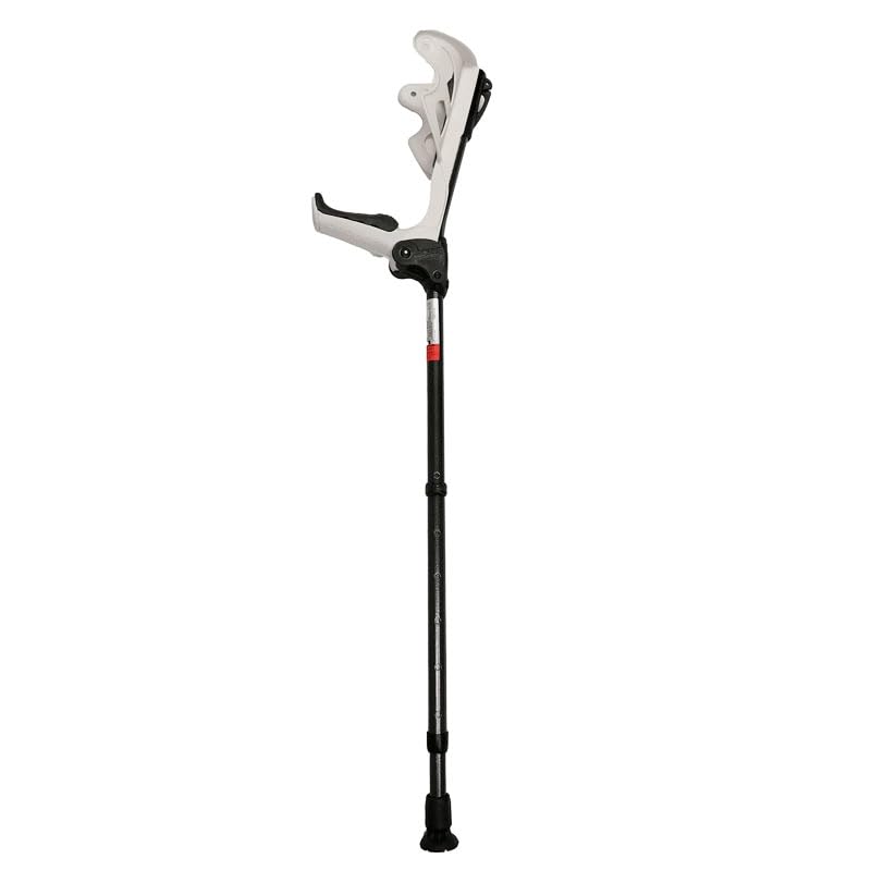 Muleta Ergodynamic con Amortiguación - Regulable en Altura - Color Blanco - Talla L - FDI France Medical