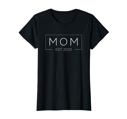 Mom Est. 2023 Promoted to Mommy Mother's Day 2023 T-Shirt