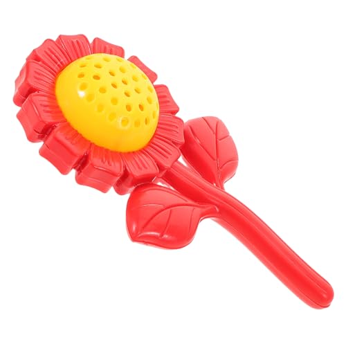 Alasum ひまわりハンドベル 赤ちゃんのおもちゃ ガラガラ 幼児なだめるおもちゃ 子供の楽器のおもちゃ ジングルベル 幼児向けの音楽おもちゃ ベビーベル ハンドラトルシェイカー プラスチック