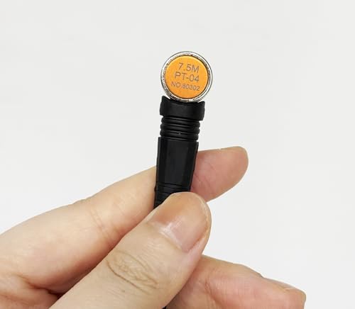 Transductor de Medidor de Espesor Ultrasónico Sensor de Punta de Dedo PT-04 Sonda Diámetro de Cristal 0.16'' Frecuencia 7.5MHz Rango 0.03'' a 0.5'' para Inspección de Defectos Internos de Piezas Metálicas miniatura 2