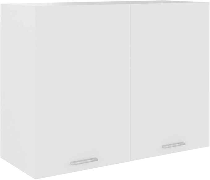 Toshilian Wall Mounted Kitchen White, 80 x 31 x 60 cm (W x D x