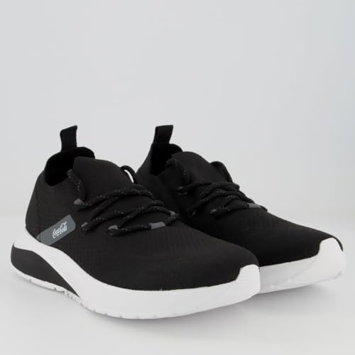 Tênis Coca-Cola Shoes, X-Fly Spark, Masculino, Preto/Grafite, 40
