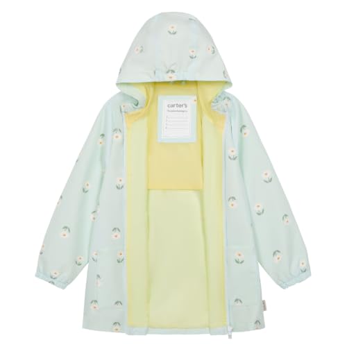 Image of Carter's Girls' Splish-Splash Lightweight Rainslicker Rain Jacket