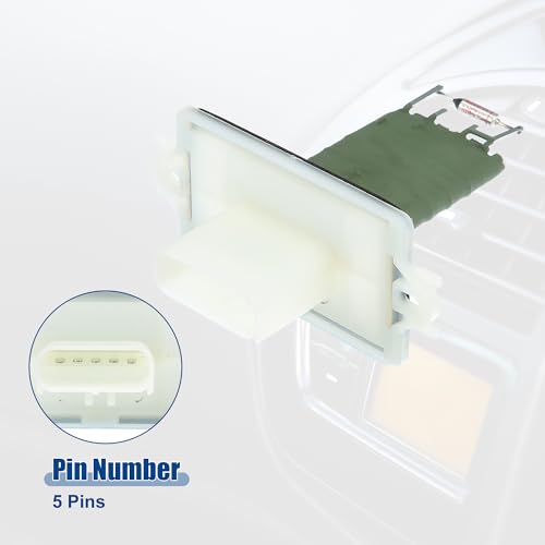 Image of ACROPIX Blower Motor Resistor Replacement Fit for Dodge Dakota - Pack of 1 White Green