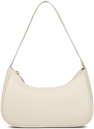 Image of Afashor Shoulder Bags for Women Vegan Leather Hobo Sling Tote Handbag Retro Clutch Purse with Zipper Closure