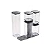Joseph Joseph Podium Dry Food Storage Container Set with Stand, 5-piece, Gray