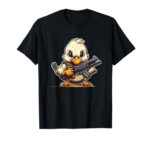 Funny Gun Duck Costume for Firearm Man and Woman T-Shirt