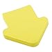 D.RECT foglietti adesivi | 100 Fogli, 75x75mm | Blocchetto a Forma di freccia | autoadesive rimovibili | colore giallo