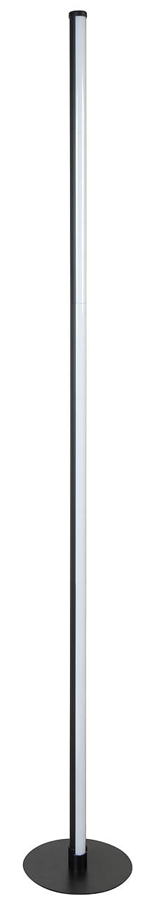 Luminea Home Control Stehlampe LED: WLAN-Steh-/Eck-Leuchte, RGB-IC-LEDs, 12W, dimmbar, App, 155cm, schwarz (Ecklampe, Stehleuchte RGB, Disco)