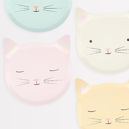 Meri Meri Disposable Birthday Party Plates, Pack of 8 Fun Shaped ...