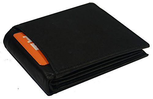 Bullz Men's Genuine Leather Multi Pocket Double ID Mens Wallet Bifold4
