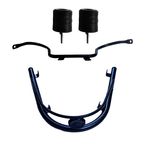 Image of Activa 125 Crash Guard with FIX FOOTREST and Frame Slider LAGGUARD Front and Rear Crash Guard Suitable for Activa 125, BS4, BS6 Scooter (Full Set)