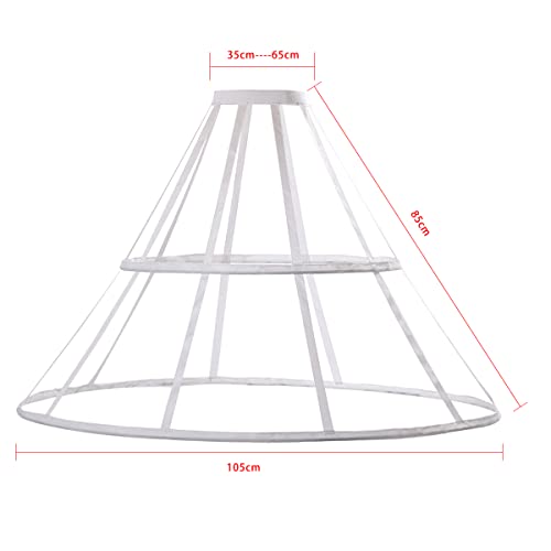Pannier Petticoat Women Victorian Bustle Cages Hoop Skirt Cage Skirt for Women