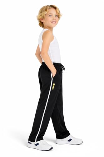 Image of DYCA by Bodycare Boys Cotton Solid Track Pant, Casual Regular Fit Joggers, Comfortable Activewear for Kids