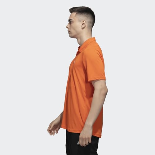 Image of adidas Men's Polyester Geometric Regular Fit Polo Shirt