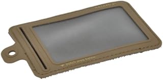 HAZARD 4 ID-Window-Patch: Rubber 3D Hook Backed w/Company Logo (Small Model) - Coyote