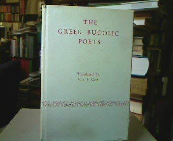 The Greek Bucolic Poets 0208012508 Book Cover