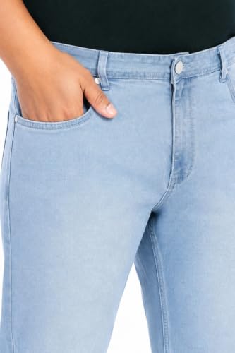 Image of Pluss Tribe - Plus Size Jeans for Men - Denim Jeans - Ideal for Casual, Office Available Sizes : 40 to 52